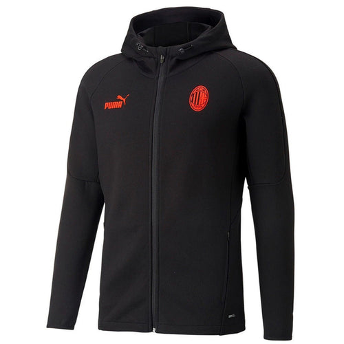 AC Milan black Casual hooded presentation tracksuit 2022/23 - Puma - shop_name