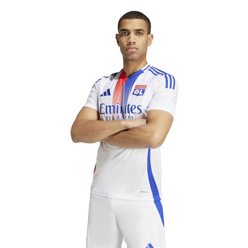 Men's Short - sleeved Football Shirt Adidas Olympique Lyonnais 24/25 Home - shop_name