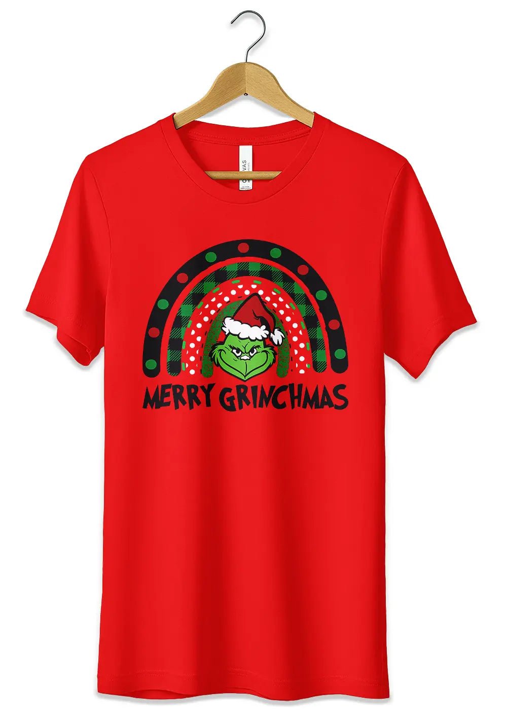 T-Shirt Maglietta Rossa il Grinch Funny Christmass Style - shop_name