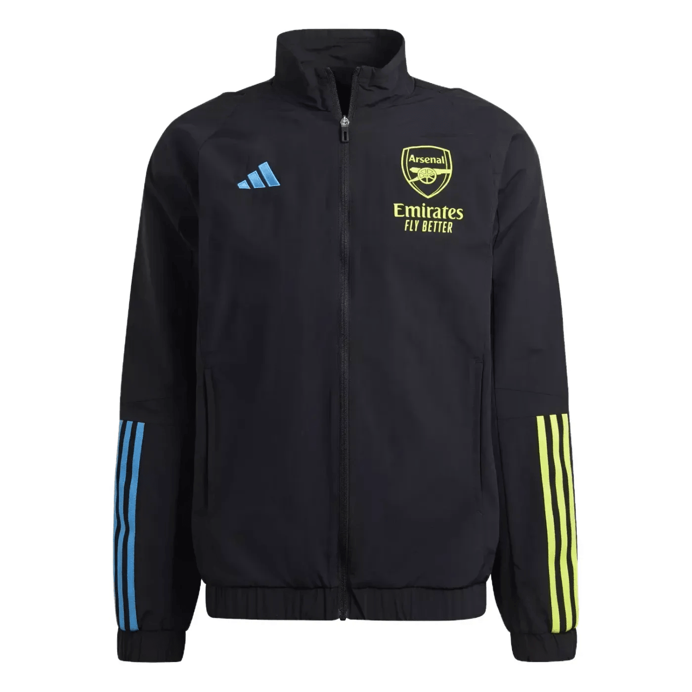 Arsenal FC black presentation Soccer tracksuit 2023/24 - Adidas - shop_name