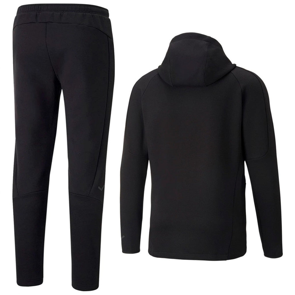 AC Milan black Casual hooded presentation tracksuit 2022/23 - Puma - shop_name