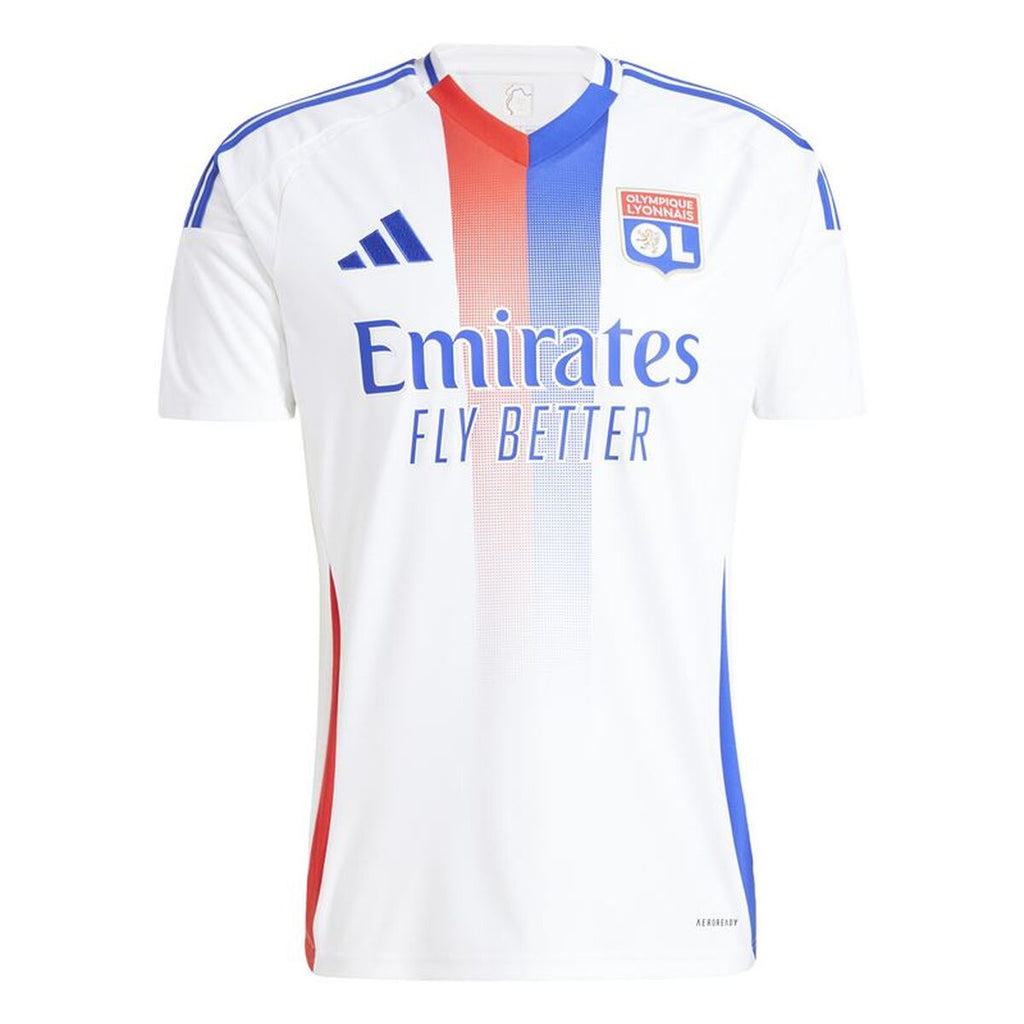Men's Short - sleeved Football Shirt Adidas Olympique Lyonnais 24/25 Home - shop_name